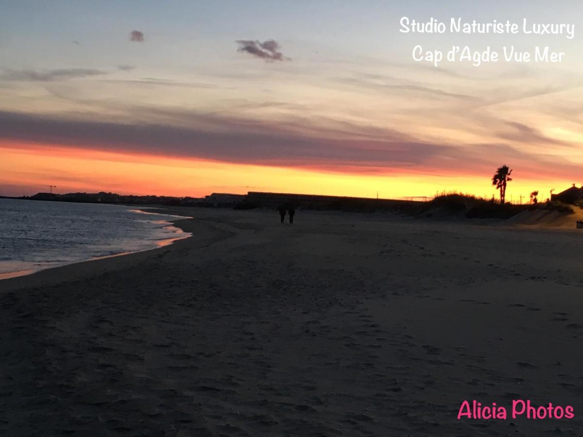 شقة Studio Naturiste Luxury Cap D Agde Vue Mer المظهر الخارجي الصورة