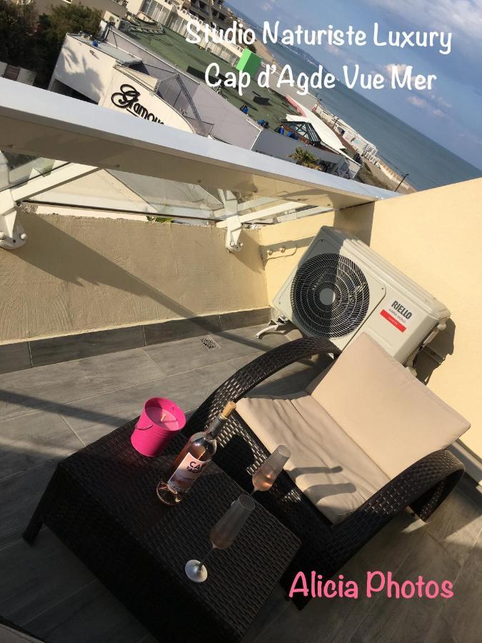 شقة Studio Naturiste Luxury Cap D Agde Vue Mer المظهر الخارجي الصورة